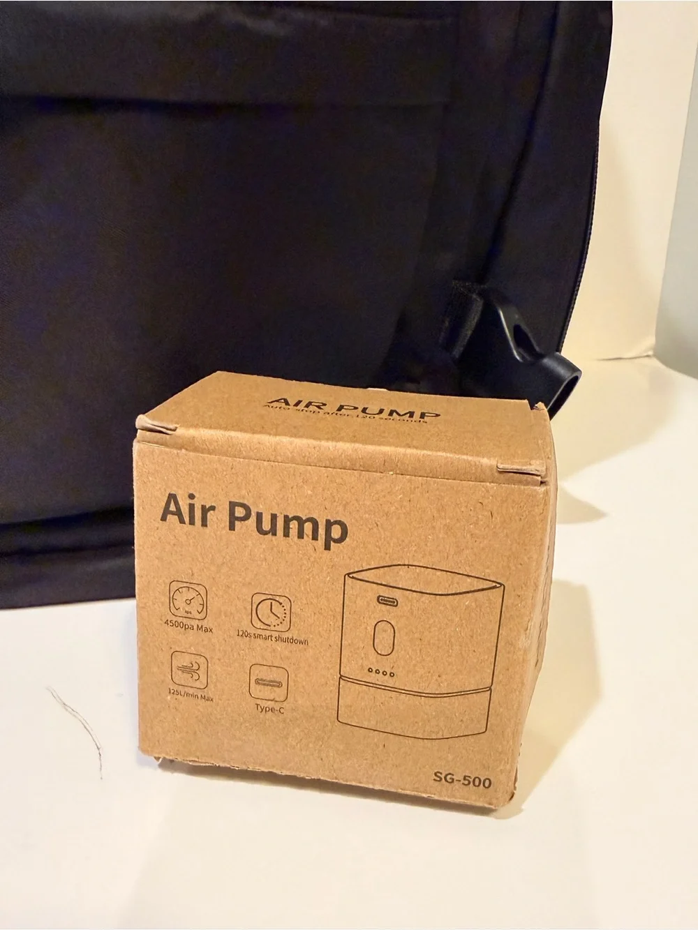 NWT WonHox Black Vacuum Seal Backpack Includes Air Pump